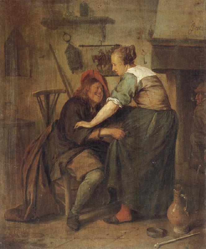 The Indiscreet inn guest, Jan Steen